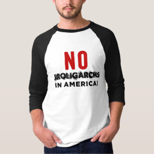 CAMISETA NENHUM BROLIGARCA NOS EUA!
