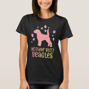 Camiseta Nenhum Bumbum Beagles Paw Cute Animal Pet Propriet