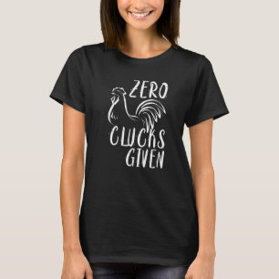 Camiseta Nenhum Cacarejo Dado Fazendeiro Amante de Frango