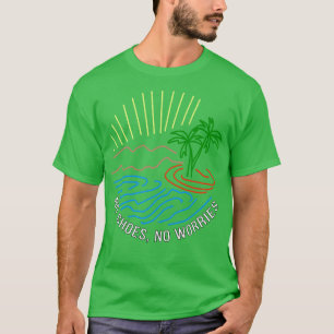 Camiseta Nenhum calçado não se preocupa