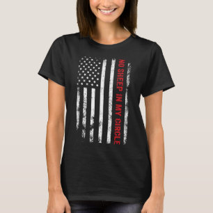 Camiseta Nenhum Carneiro No Meu Círculo Republicano Conserv