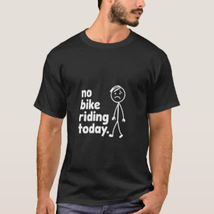Camiseta Nenhum Ciclismo Hoje Figura de Pau Triste