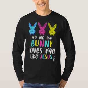 Camiseta Nenhum Coelhinho Me Ama Como Jesus Religioso Crist