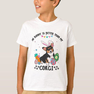 Camiseta Nenhum coelho é melhor que meu cachorro Corgi Tric