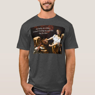Camiseta nenhum corpo nenhum crimecaravaggio