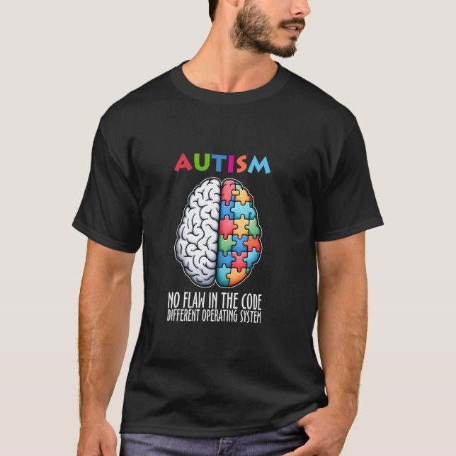 Camiseta Nenhum Defeito No Código Diferente Sistema Operaci (Frente)
