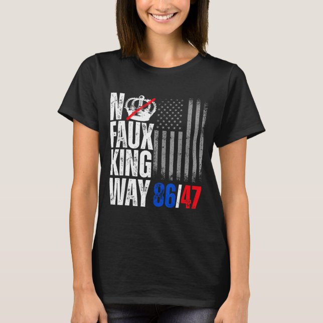 Camiseta Nenhum Design de Faux King Way 86 (Frente)