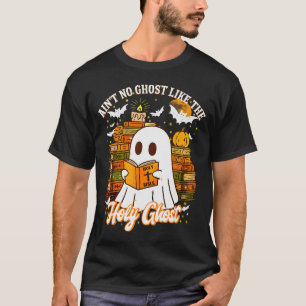 Camiseta Nenhum Fantasma Como O Espírito Santo Divertido Cr