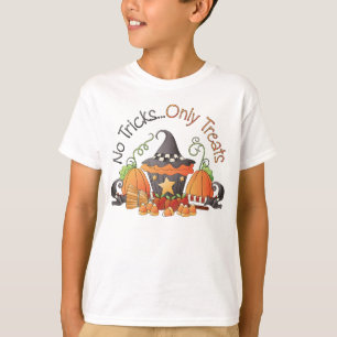 Camiseta Nenhum feriado do Dia das Bruxas dos truques caço