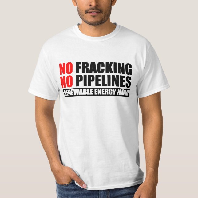 Camiseta Nenhum Fracking (Frente)