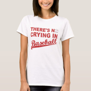 Camiseta Nenhum grito no basebol (vinho-vermelho)