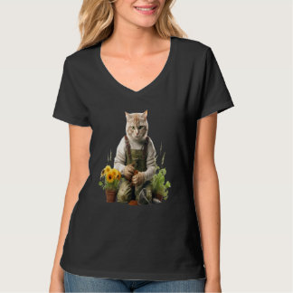 Camiseta Nenhum jardineiro de 4 jardineiros planta flores d