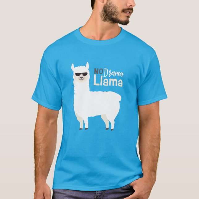 Camiseta Nenhum lama do drama (Frente)