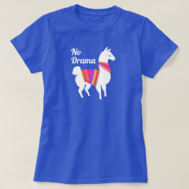 Camiseta Nenhum lama do drama engraçado
