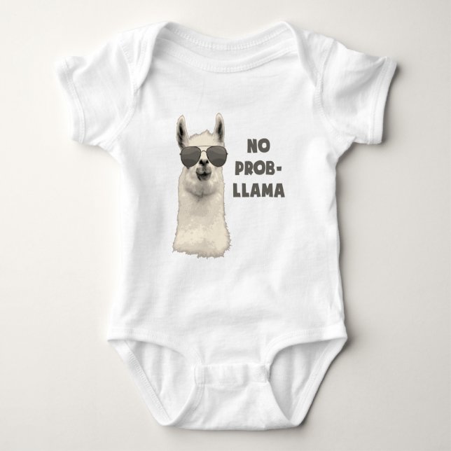Camiseta Nenhum lama do problema (Frente)