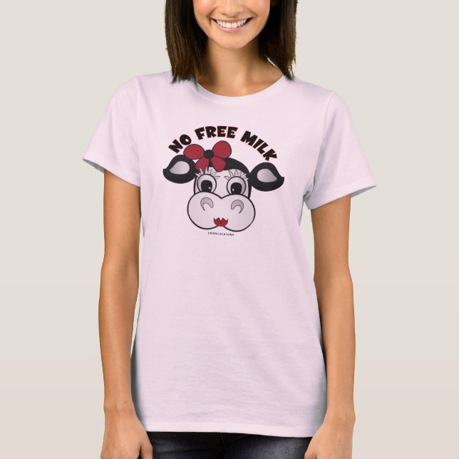 Camiseta Nenhum leite livre (Frente)