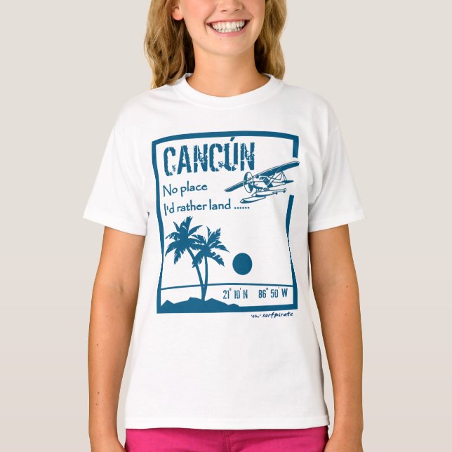 Camiseta Nenhum lugar… Cancún (Frente)
