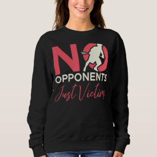 Camiseta Nenhum oponente só é vítima do jogador de lacrosse