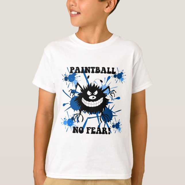 Camiseta Nenhum paintball do medo (Frente)