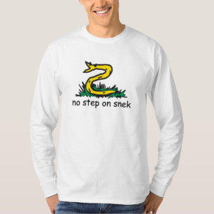 Camiseta Nenhum passo na paródia de snek Gadsden SnekRight