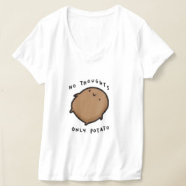 Camiseta Nenhum pensamento, apenas Batata