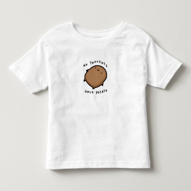 Camiseta Nenhum pensamento, apenas Batata (Frente)
