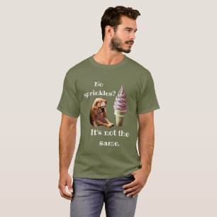 Camiseta "Nenhum polvilha? Não é o mesmo" buldogue inglês