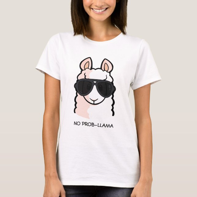 Camiseta Nenhum Prob-Lama (Frente)