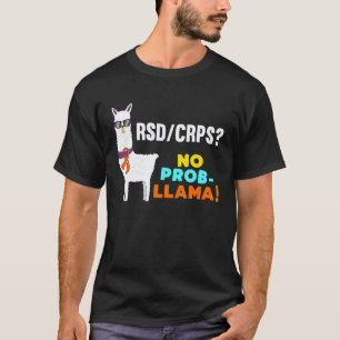 Camiseta Nenhum Problema Lhama RSD CRPS Guerreiro Sobrevive
