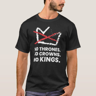 CAMISETA NENHUM PROTESTO AO REI