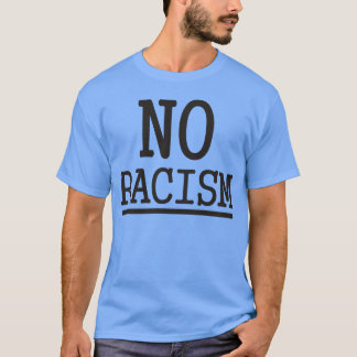 Camiseta Nenhum Racismo amor garoto