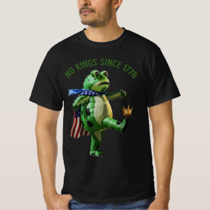 Camiseta Nenhum Rei Desde 1776 Portland Frog    Sapo Espern