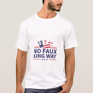 Camiseta Nenhum Rei na América Anti Trump Anti Fascismo