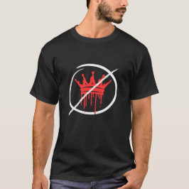 CAMISETA NENHUM REI NA AMÉRICA DESDE 1776