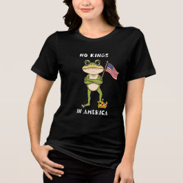 Camiseta Nenhum Rei na América Protesto Anti-Trump