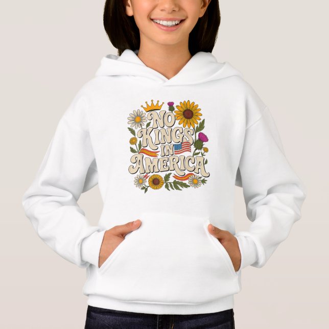 Camiseta Nenhum Rei Na América, Sem Flores De Protesto Dos  (Frente)
