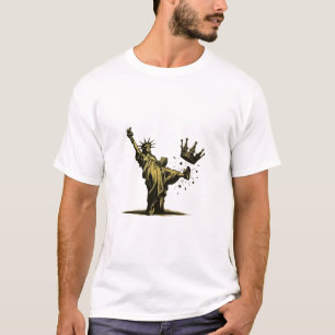 Camiseta Nenhum Rei na Liberdade Status Pro Democracia Amer