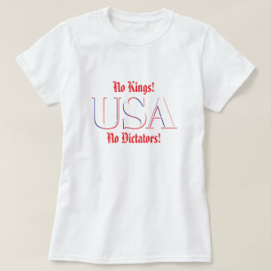 Camiseta Nenhum Rei! Nenhum Ditador!