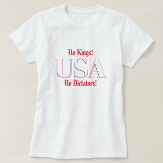Camiseta Nenhum Rei! Nenhum Ditador!