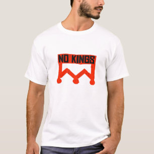 Camiseta Nenhum Rei Protesta Gráfico Grunge Coroa Cl Americ