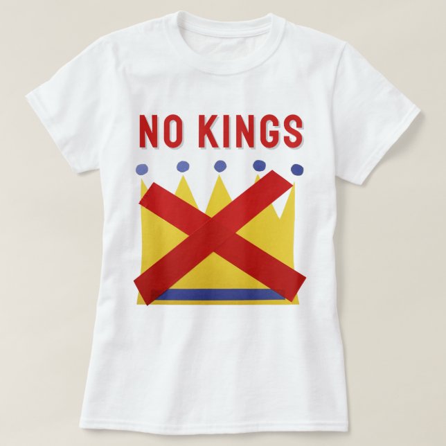 Camiseta Nenhum Rei Proteste Resista (Frente do Design)