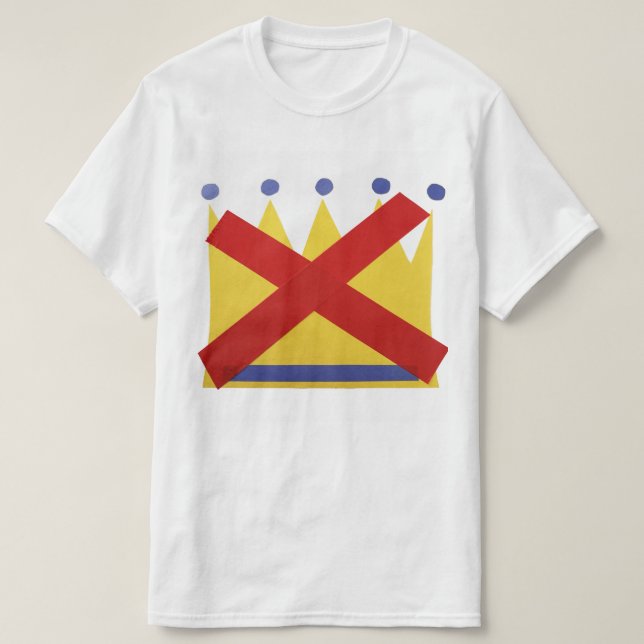 Camiseta Nenhum Rei Proteste Resista Una (Frente do Design)