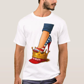 Camiseta Nenhum Rei Salto Alto Na Coroa