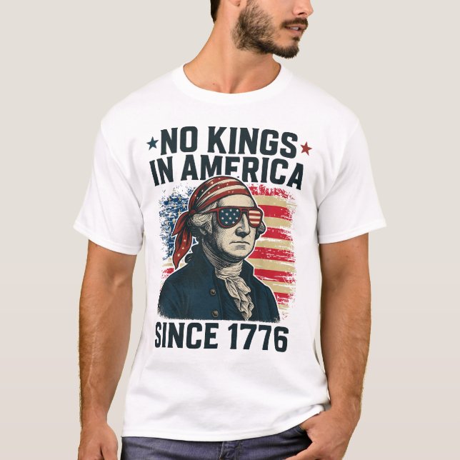 Camiseta Nenhum reino na América desde 1776 desapontado pav (Frente)