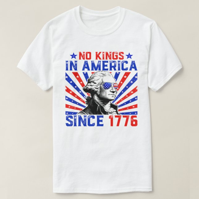 Camiseta Nenhum reino na América desde 1776 desapontado pav (Frente do Design)