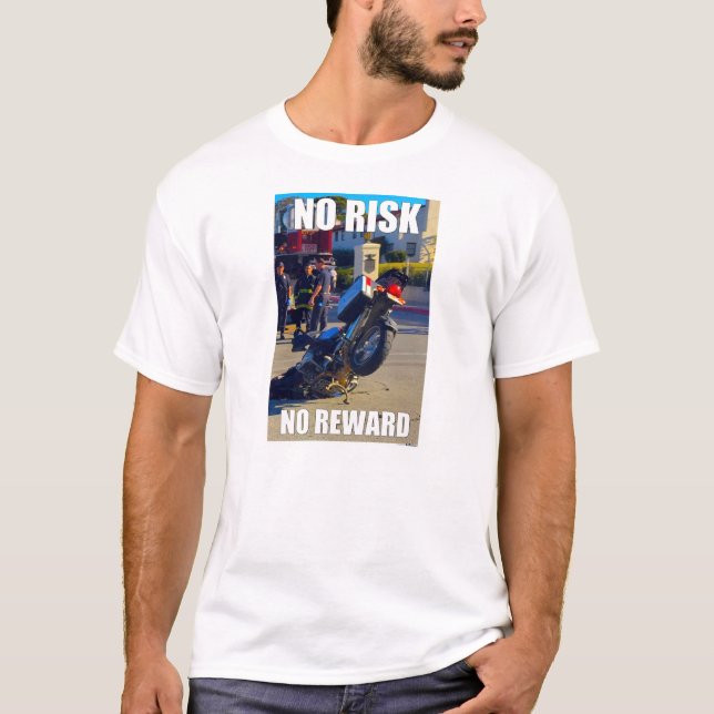 CAMISETA NENHUM RISCO, NENHUMA RECOMPENSA (Frente)