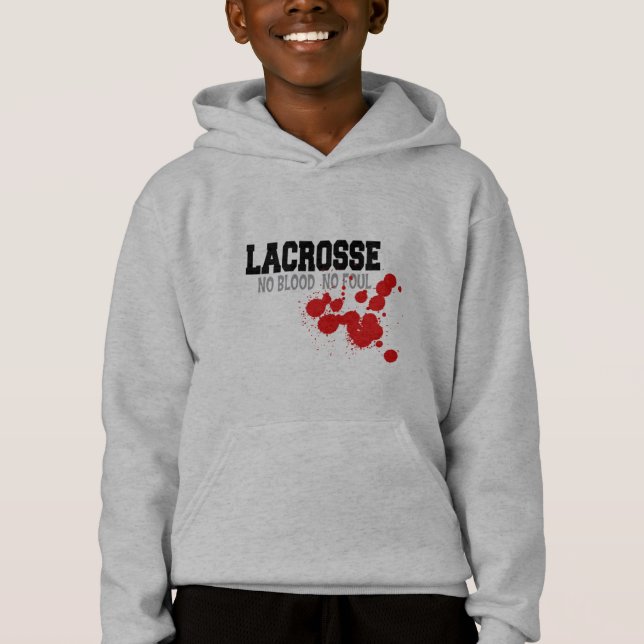 Camiseta Nenhum sangue nenhum Lacrosse do Foul caçoa a (Frente)