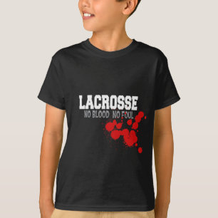 Camiseta Nenhum sangue nenhum Lacrosse do Foul caçoa o