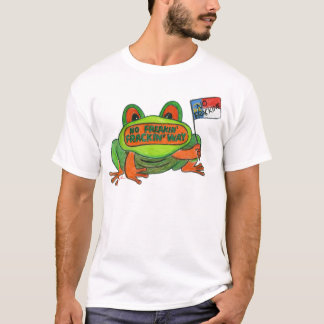 Camiseta Nenhum sapo de Fracking North Carolina