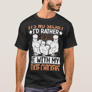 Camiseta Nenhum Segredo com Frango Sedoso Criador de Aves S
